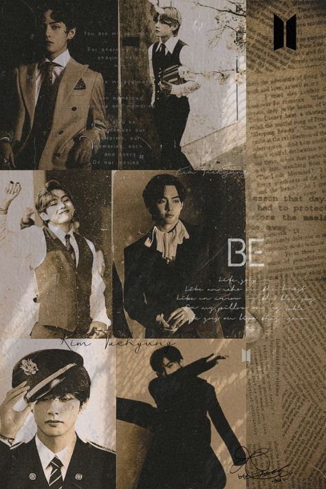 Taehyung Birthday, Blog Backgrounds, Taehyung Fanart, Bts Wallpaper Lyrics, Vintage Icons, Taehyung Photoshoot, Bts Aesthetic, Kim Taehyung Wallpaper, Brown Aesthetic