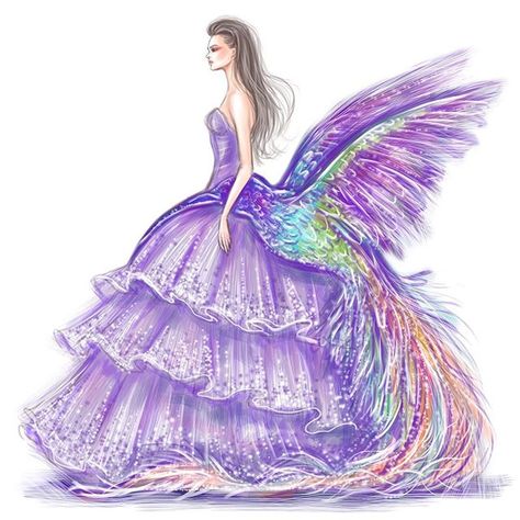 Humming Gown 💜 Shamekh Bluwi, Body Templates, Fashion Illustration Shoes, Metamorphosis Art, Fashion Sketching, Fashion Model Sketch, Fashion Drawing Tutorial, Dress Design Drawing, Cloth Design