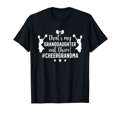 PRICES MAY VARY. Perfect for a proud cheerleading grandma or a cheer grandmother. Excellent for a cheer grandma, who is a huge cheerleading fan. Awesome idea on Mother's Day for a cheerleader grandma or a cheerleading grandmother, whose granddaughter is a cheerleader. Lightweight, Classic fit, Double-needle sleeve and bottom hem Cheer Grandma, Cheerleading, Branded T Shirts, Mother's Day, Top Styles, Fashion Branding, T Shirts, Fan, T Shirt