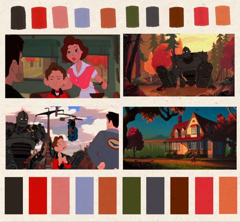 Comic Colour Palette, Fantasy Color Palette Concept Art, Childhood Color Palette, Illustration Pallette, Nostalgia Color Palette, Limited Color Palette Art, Character Design Color Palette, Movie Colour Palette, Comic Color Palette