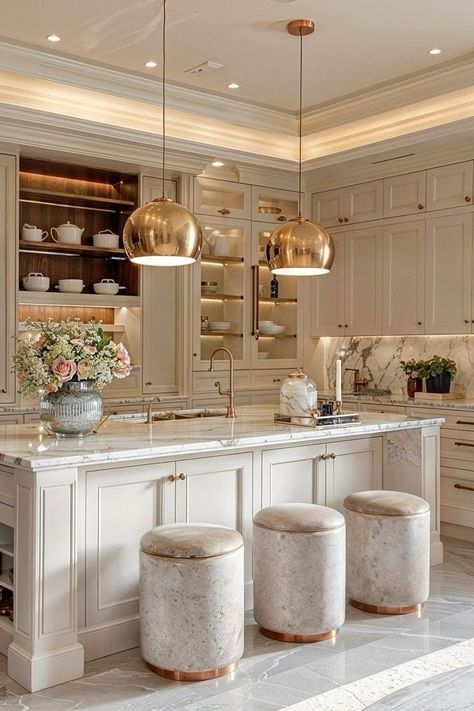 Gold Kitchen Decor Ideas, White And Gold Kitchen Decor, Gold Kitchen Appliances, White And Gold Kitchen Ideas, Gold Kitchen Decor, Modern Gold Kitchen, Gold Kitchen Ideas, White And Gold Kitchen, Kitchen Ideas Luxury