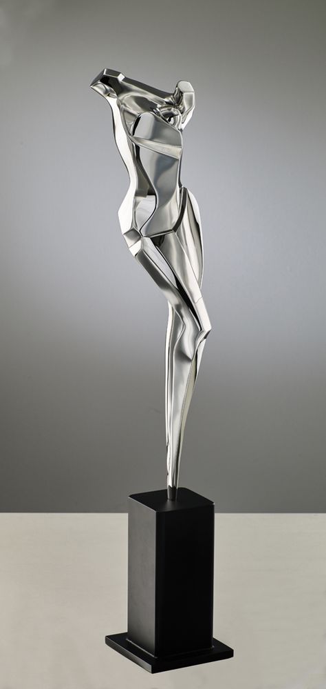 Astenite Landscape Sculpture, Stainless Steel Welding, 1st Place, Polished Stainless Steel, Public Art, Carving, Statue, Vase, Sculpture