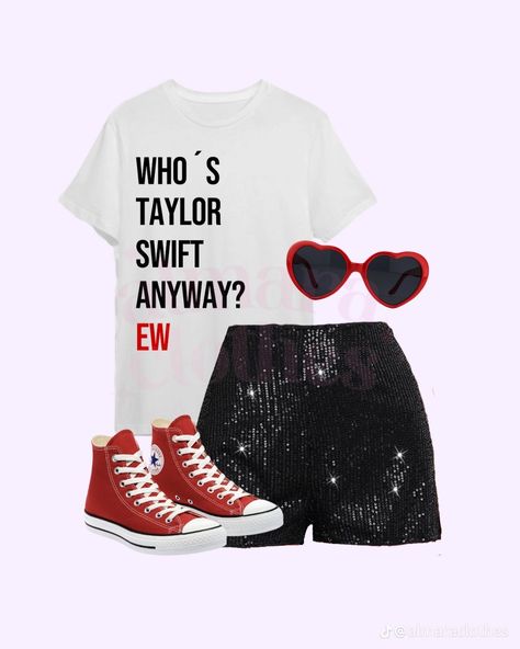 Taylor Swift Eras Spirit Week, 22 Outfit Eras Tour, T Swift Outfit Ideas, Cheap Taylor Swift Outfits, Red Taylor Swift Eras Tour Outfit Ideas, Eras Tour Film Outfit Ideas, Comfy Eras Tour Movie Outfits, The Eras Tour Movie Outfit Idea, Basic Taylor Swift Outfits