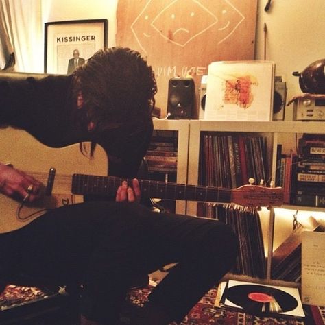 Dylan Rieder, On The Floor, The Floor, Tumblr Blog, A Man, Guitar, Tumblr