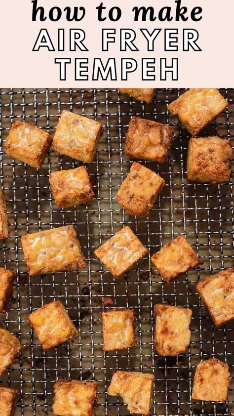 Air Fryer Tempeh, Tempeh Recipes Vegan, How To Cook Tempeh, Roasted Breakfast Potatoes, Vegan Air Fryer, Salads Bowls, Tempeh Recipes, Main Dish Casseroles, Grain Bowls