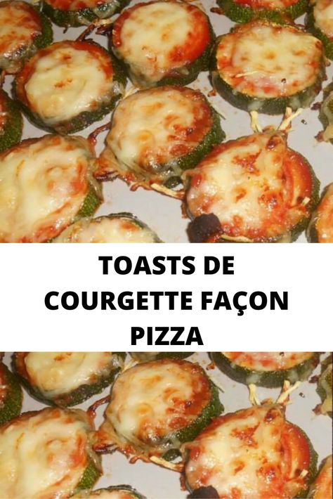 TOASTS DE COURGETTE FAÇON PIZZA – Recettes du net Toast Pizza, Zucchini Pizzas, Brussel Sprout, Sprouts, Zucchini, Toast, Oven, Pizza, Courgettes