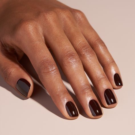 Cherry Nail Color, Black Cherry Nail Color, Black Cherry Nail Polish, Black Cherry Nails, Beauty Cabin, Cherry Nail, Brown Nail Polish, Brown Nail, Maroon Nails