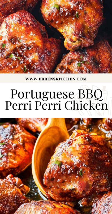 Portuguese Chicken Recipes, Peri Chicken Recipe, Peri Peri Chicken Recipe, Peri Chicken, Roasted Zucchini, Peri Peri Chicken, Peri Peri, Midweek Meals, Portuguese Recipes