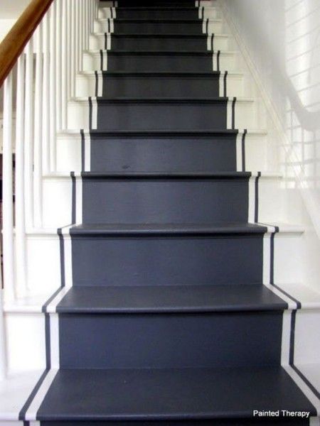 carter... Staining Staircase, Basement Steps, Basement Stairs Ideas, درج السلم, Painted Staircases, Stairs Makeover, Escalier Design, Staircase Makeover, Stair Remodel