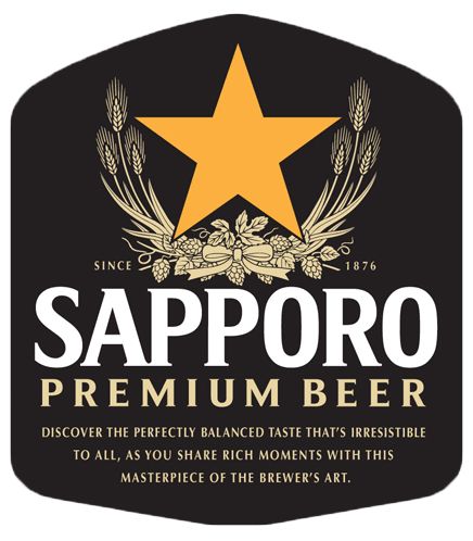 Sapporo Premium – Louis Glunz Beer Inc. Japanese Beer Poster, Beer Logo Vintage, Lone Star Beer, Sapporo Beer, Japanese Beer, Premium Beer, Brand Logos, Sapporo, Beer