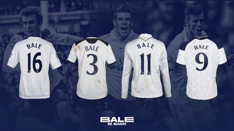 Spurs Shirt, Wrong Number, Gareth Bale, Tottenham Hotspur, Sports Jersey, Soccer, Social Media, Twitter, Tottenham Hotspur Fc