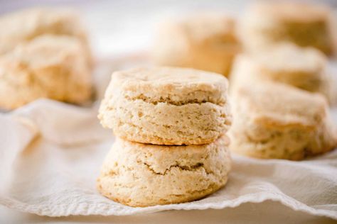 Sourdough Biscuits Vegan Easter Brunch, Vegan Biscuit Recipe, Oil Biscuits, Easter Brunch Dessert, Easter Basket Treats, Dessert Easter, Vegan Easter Recipes, Sourdough Biscuits, Farmhouse On Boone