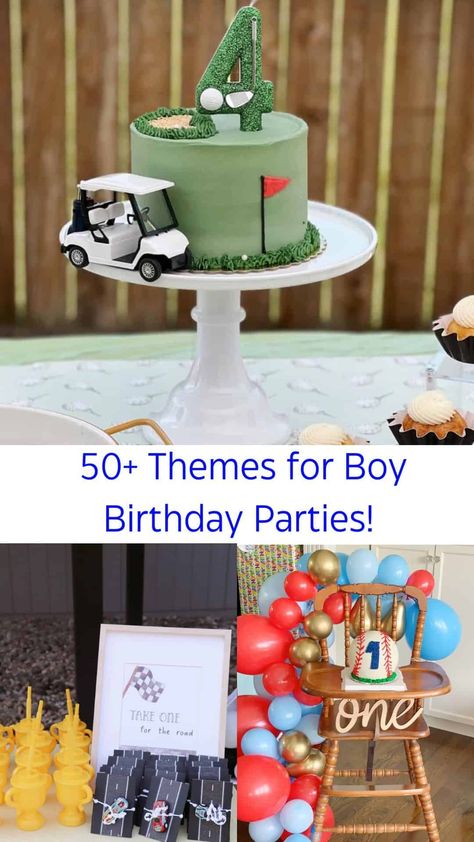 Birthday Themes for Boys- 50+ Ideas for your Perfect Party - traditionallycozy.com Boys Birthday Theme, Birthday Boy Theme, Boy Birthday Party Themes, Party Themes For Boys, Birthday Themes For Boys, Creative Invitations, Sports Birthday, Family Planning, Birthday Themes