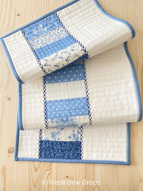 Modern table runners quilted