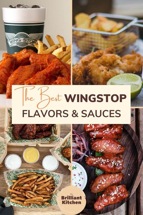 Wingstop restaurants are a great place to go if you love simple food and an even better place to go if you love old, classic chicken wings. Since 1994, Wingstop has been perfecting their wing flavors and sauces. Check out the best Wingstop flavors & sauces at www.thebrilliantkitchen.com Wingstop Boneless Wings Recipe, Mild Sauce Recipe, Best Wing Sauce, Boneless Wing Recipes, Wing Flavors, Chicken Wing Sauce Recipes, Mild Sauce, Wing Sauce Recipes, Seasoned Fries