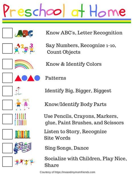 Preschool at Home - Free Printable! Ideas where to start teaching your child preschool at home, or helping reinforce what they are learning at school! #parenting #family #preschool #learning #activities #school #free #printable #toddler Block Plan, Preschool Prep, Homeschool Preschool Activities, Toddler Homeschool, Kindergarten Readiness, Printable Checklist, Preschool Curriculum, Preschool At Home, Homeschool Activities