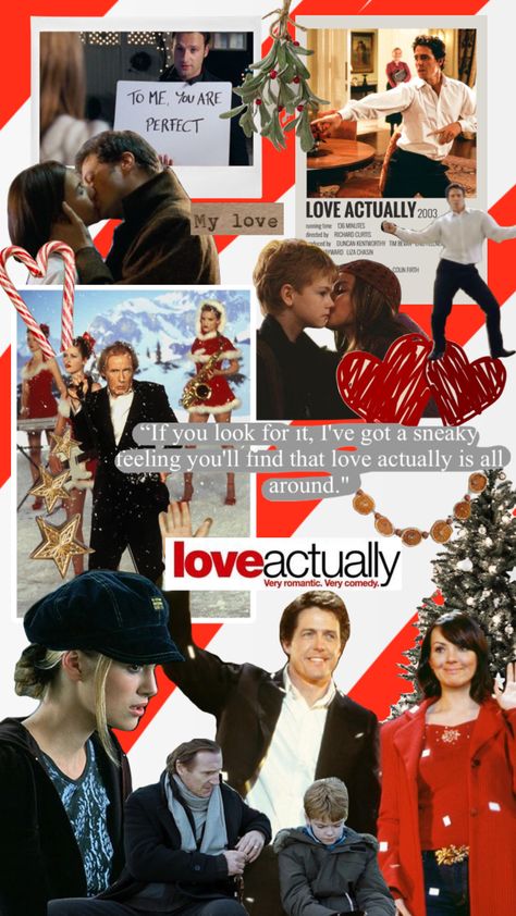 Love Actually Wallpaper, The Holiday Movie Quotes, Love Actually Aesthetic, Love Actually Poster, Love Actually Movie, Holiday Movie Quotes, Love Actually 2003, Aesthetic Movie, Rom Coms