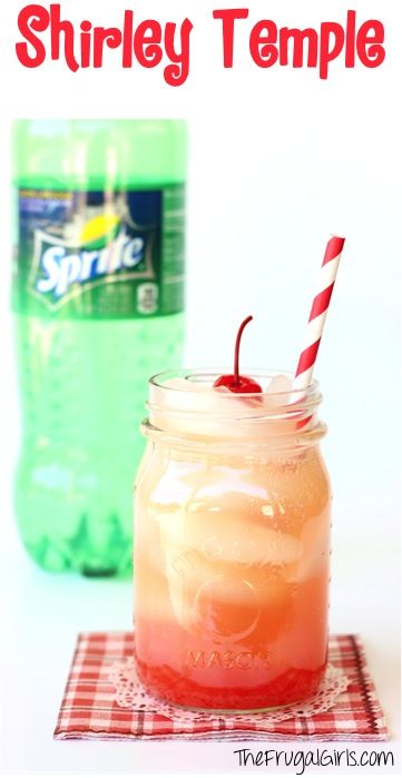 Shirley Temple Drink Recipe! ~ at TheFrugalGirls.com ~ add some fun nostalgia to your day with this easy and delicious summer drink! #drinks #recipes #thefrugalgirls Shirley Temple Recipe, Easy Tacos, Summer Drinks Nonalcoholic, Shirley Temple Drink, Yummy Summer Drinks, Lunch Easy, Kid Friendly Drinks, Summer Drinks Alcohol, Party Drinks Alcohol