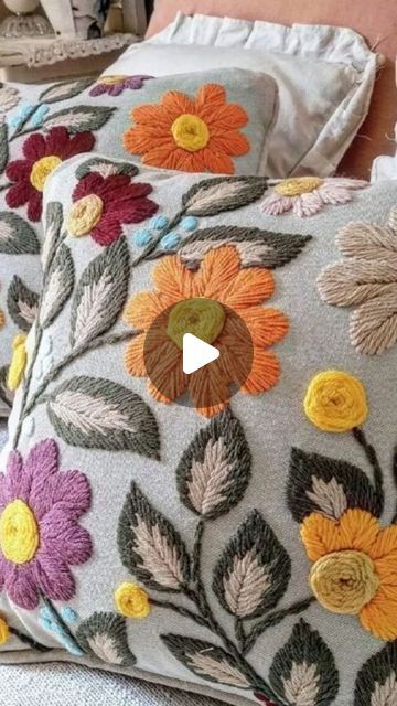 Embroidered Pillow Covers, April 29, Embroidered Pillow, Pillow Covers, Embroidery, Pillows, On Instagram, Instagram, Tela