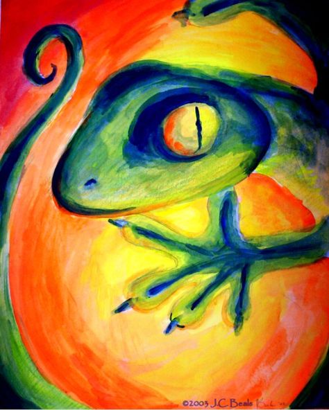 Gecko Painting, Relax Illustration, Gecko Wall Art, Mexican Paintings, Oil Pastel Colours, Art Pole, Teen Art, Theme Nature, Paint Canvas