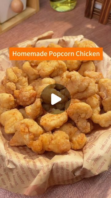 Lydia Lau on Instagram: "Homemade popcorn chicken  #chineserecipe #deliciousfood #foodie #popcorn" Homemade Popcorn Chicken, Corn Chicken, Homemade Popcorn, Popcorn Chicken, Recipes Chicken, May 13, Chinese Food, Asian Food, Asian Recipes