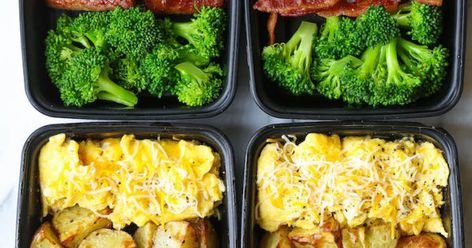 Roasted Potatoes And Broccoli, Pineapple Buns, Num Nom, Potatoes And Broccoli, Pineapple Bun, Meal Prep Plans, Healthy Breakfast Recipes Easy, Breakfast Meal, Meal Prep Containers