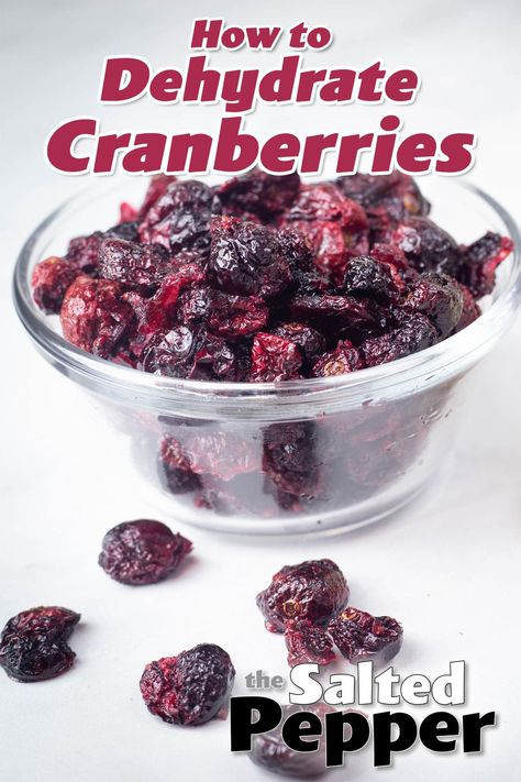 Dehydrated Cranberries Recipe Dehydrating Cranberries In Dehydrator, Canning Cranberries, Dehydrated Cranberries, Dehydrating Recipes, Quinoa Granola, Yogurt Toppings, Dehydrated Foods, Cooking Courses, Frozen Cranberries