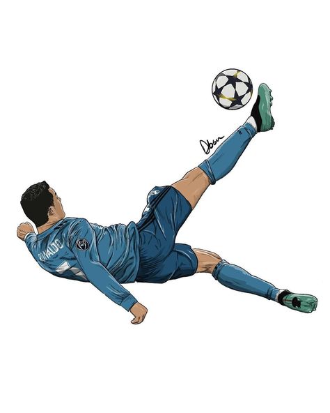 Man City Drawings, Ronaldo Bicycle Kick Drawing, Cristiano Ronaldo Art Drawing, Cristiano Ronaldo Painting, Cristiano Ronaldo Cartoon, Cr7 Drawing, Football Art Drawing, Cristiano Ronaldo Drawing, Ronaldo Drawing