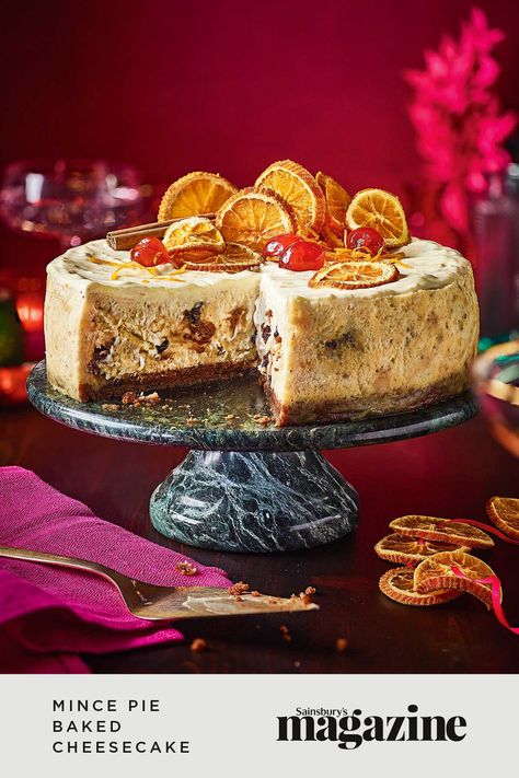 Christmas Pudding Cheesecake, Mincemeat Recipes, Homemade Mince Pies, Make Ahead Recipes, Mince Pie Recipe, Festive Baking, Christmas Eats, Cheesecake Mix, Christmas Cheesecake