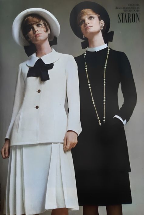 Chanel Archive, 1960s Glamour, 60s Vintage Fashion, Proper Attire, 1960 Fashion, Chanel Suit, 60s And 70s Fashion, Fashion 1960s, Chanel Dress