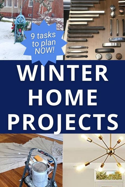 Easy home improvement projects Easy Home Improvement Diy Budget, Diy Home Improvements On A Budget, Rehab House, Easy Home Improvement Projects, Easy Home Improvement, House Before And After, Diy Renovation, Winter Diy, Winter House