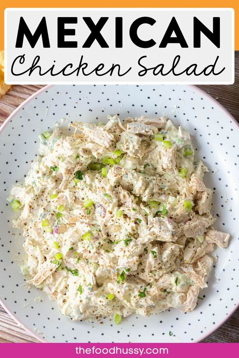 Lime Chicken Salad, Mexican Style Chicken Salad, Chicken Salad Recipe Mexican Style, Mexican Chicken Salad Recipe, Jalapeño Chicken Salad, Jalepeno Chicken Salad Recipe, Spicy Chicken Salad, Mexican Chicken Salad, Spicy Chicken Salad Recipe