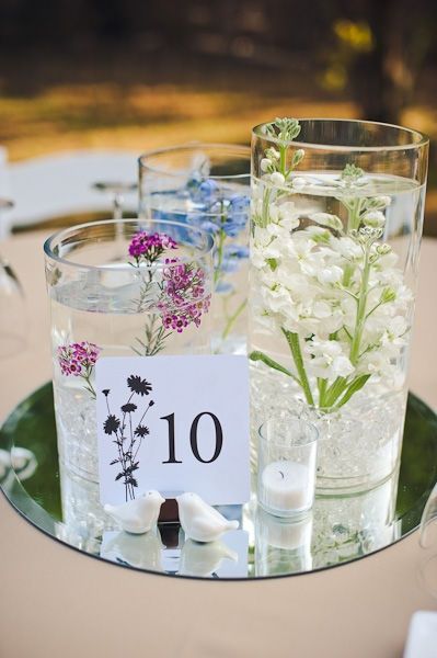 Potted Plant Wedding, Submerged Flower Centerpiece, Affordable Centerpieces, Submerged Flowers, Budget Centerpieces, Wedding Planning Boards, Romantic Theme Wedding, Candle Stick Decor, Graduation Party Centerpieces