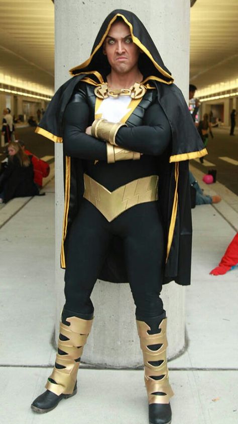 Black Adam Pretty Cosplay, O Maskara, Anime Festival, Creative Cosplay, Best Cosplay Ever, Dc Comics Cosplay, Top Cosplay, Book Video, Villain Costumes