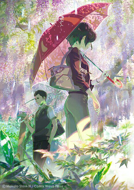 "The garden of words" #animation #fan-art Makoto Shinkai Movies, She And Her Cat, The Garden Of Words, Garden Of Words, Film Anime, Japanese Film, Style Anime, Japon Illustration, Theatre Poster