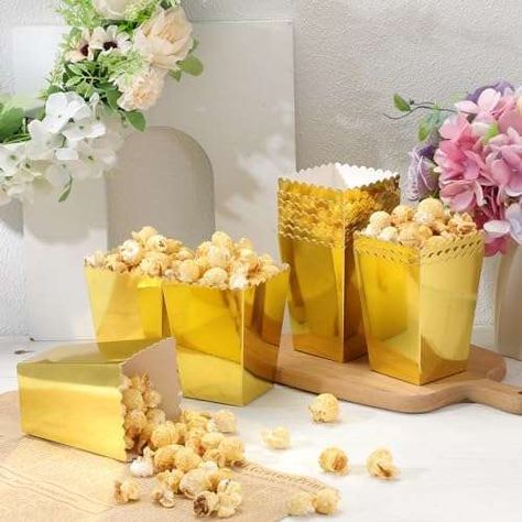 Wholesale Custom 200 Pcs Popcorn Boxes Mini Paper Popcorn Box Cardboard Popcorn Container for Party Disposable Snack Candy Popcorn Bags Popcorn Holder for Birthday Wedding, 2.2 x 4.2 x 3 In (Gold,Simple) Amazon & Etsy Supplier Check more at https://www.alppm.com/product/wholesale-custom-200-pcs-popcorn-boxes-mini-paper-popcorn-box-cardboard-popcorn-container-for-party-disposable-snack-candy-popcorn-bags-popcorn-holder-for-birthday-wedding-2-2-x-4-2-x-3-in-goldsimp Popcorn Container, Paper Popcorn, Popcorn Holder, Popcorn Buckets, Gold Popcorn, Popcorn Containers, Popcorn Boxes, Candy Popcorn, Popcorn Bags