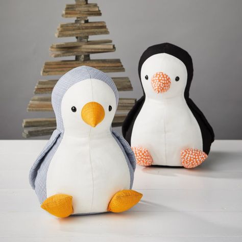 Penguin Plushie Sewing Pattern (Jo Carter) | Nerdy Rabbit Wiki | Fandom Penguin Plushie, Elephant Soft Toy, Plush Penguin, Penguin Pattern, Soft Toy Patterns, Fabric Christmas Trees, Elephant Toy, Diy Bebe, Animal Sewing Patterns