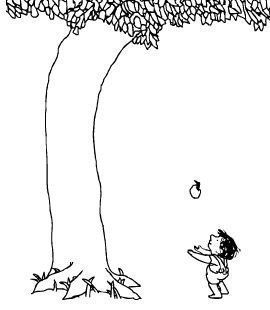 The Giving Tree. Would make a great tattoo. This book has always meant to much to me...give of yourself for the betterment of others! Silverstein Poems, Imperfect Spanish, Shel Silverstein Poems, Giving Tree, Fingerprint Tree, The Giving Tree, Spanish Teaching Resources, Shel Silverstein, Tree Coloring Page