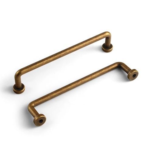 MECANS 5 1/16" Center to Center Antique Bar Pull Multipack & Reviews | Wayfair American Bars, Ship Decor, Antique Bar, Statement Lighting, Curtain Hardware, Oversized Wall Art, Solid Rugs, Cabinet And Drawer Pulls, Coastal Wall Art