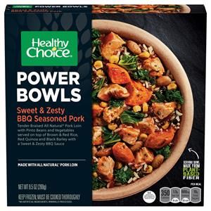 Healthy Choice Power Bowls Sweet & Zesty BBQ Seasoned Pork Best Frozen Meals, Healthy Frozen Meals, Power Bowl, Red Quinoa, Power Bowls, Cauliflower Curry, Chipotle Chicken, Red Rice, Healthy Choice