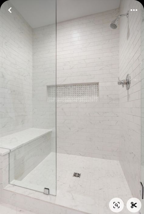 Showers With Built In Seats, Walk In Shower Ideas With Bench Tile, 4x4 Shower With Bench, Glass Shower Doors Frameless Walk In, Custom Shower With Bench, Tiled Shower Seat, Tile Shower Ideas Walk In With Seat, Shower Remodel With Bench, Glass Shower With Bench