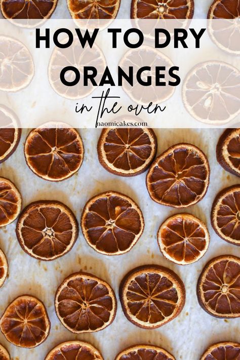 This easy tutorial will teach you how to make dried oranges at home, in the oven for homemade Christmas ornaments or potpurri. Dry Oranges, Orange Christmas Decor, Xmas Drinks, Homemade Christmas Ornaments, Orange Ornaments, How To Make Orange, Medical Herbs, Natural Christmas Decor, For Christmas Decorations