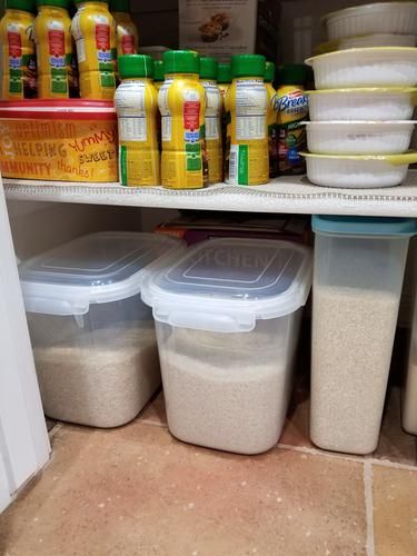 Bulk Flour Storage Ideas, Bulk Flour Storage, Large Flour Storage Containers, Flour Storage Containers, Bulk Food Storage Containers, Bulk Food Storage, Goth Apartment, Large Food Storage Containers, Flour Storage