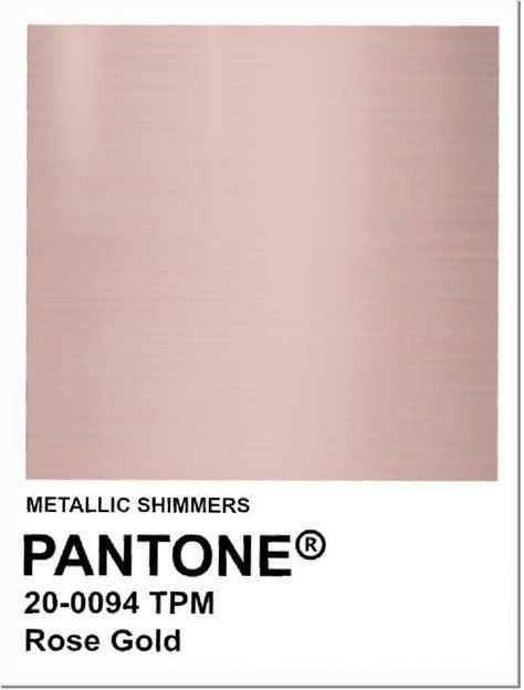 Rose Gold | Pantone Rose Gold Paint Color, Pantone Metallic Gold, Rose Gold Pantone, Gold Pantone Color, Gold Painted Walls, Gold Paint Colors, Pantone Color Chart, Rose Gold Painting, Metallic Gold Color