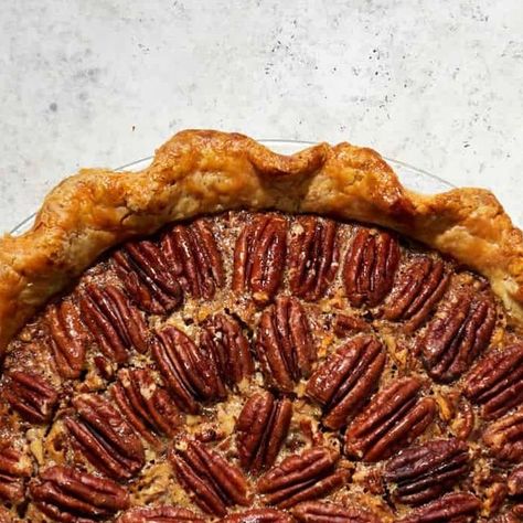 Angelina Papanikolaou on Instagram: "HONEY PECAN PIE 🍯 This pecan pie features a flakey crust and a gooey pecan filling sweetened with natural honey instead of the usual corn syrup. This will definitely be your new favorite 😍 Link to recipe in bio. 📸 by @ashleighscottcreative #pecanpie #piesofinstagram #pielover #bakingfromscratch #bakinglove #holidaybaking #pierecipe #bakedfromscratch" Honey Pecan Pie, Pie Aesthetic, Pecan Filling, Natural Honey, Pecan Pie, Holiday Baking, Corn Syrup, Pie Recipes, Syrup