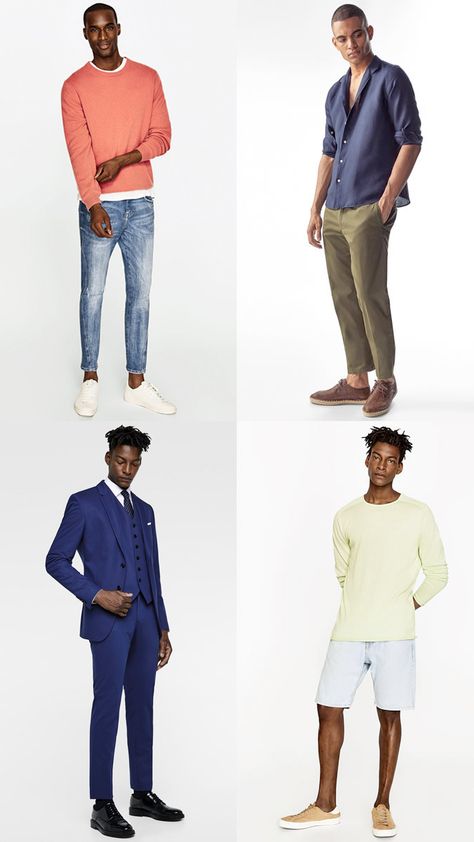 The Right Colours To Wear For Your Skin Tone | FashionBeans Adidas Shirt Outfit, Textile Clothing, Dusky Skin, Fashion Cowok, Bape T Shirt, Baby Blue Shirt, Stylish Men Wear, Clothing Reference, Olive Skin Tone