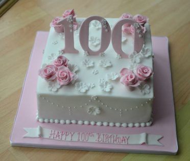 100th Birthday Cake Ideas, 100 Birthday Cake, Womens Birthday Cakes, 100th Birthday Cake, Latest Cake Design, 100 Birthday, Happy 100th Birthday, Womens Birthday, Birthday Cake For Mom