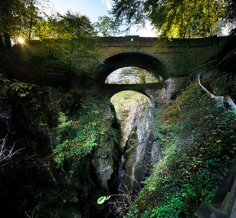 Rumbling Bridge, The Bridge, Perth and Kinross Scotland Kinross Scotland, Perthshire Scotland, Magical Landscapes, Beautiful Scotland, Great Scot, Scotland Forever, Bonnie Scotland, British Heritage, Scotland Travel