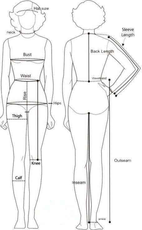 How to Take Your Measurements sizing chart Tips Menjahit, Body Chart, Sewing Measurements, Pattern Drafting, Sewing Techniques, African Clothing, Sewing Clothes, Sewing Inspiration, Belly Dance