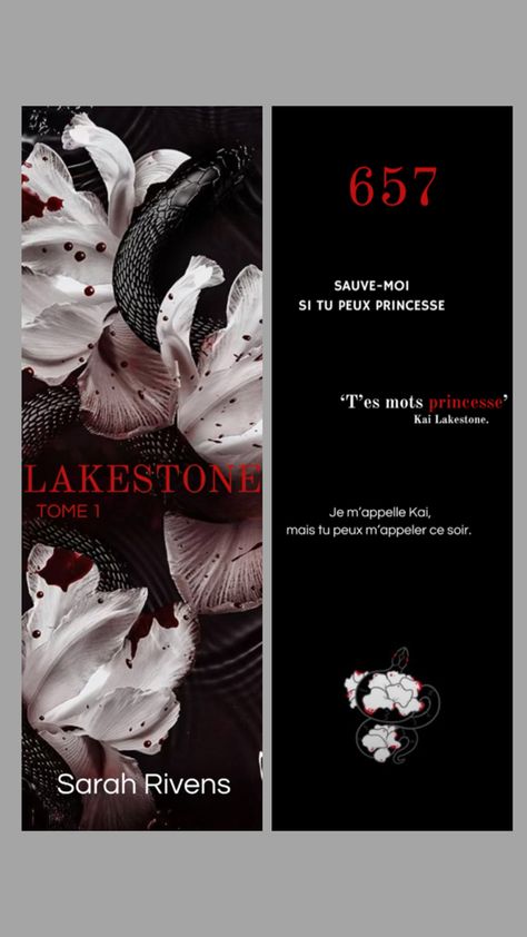 Marque page Lakestone Tome 1 Dark Books, Book Making, Book Aesthetic, Book Club Books, Books To Read, Wattpad, Romance, Fan Art, Books